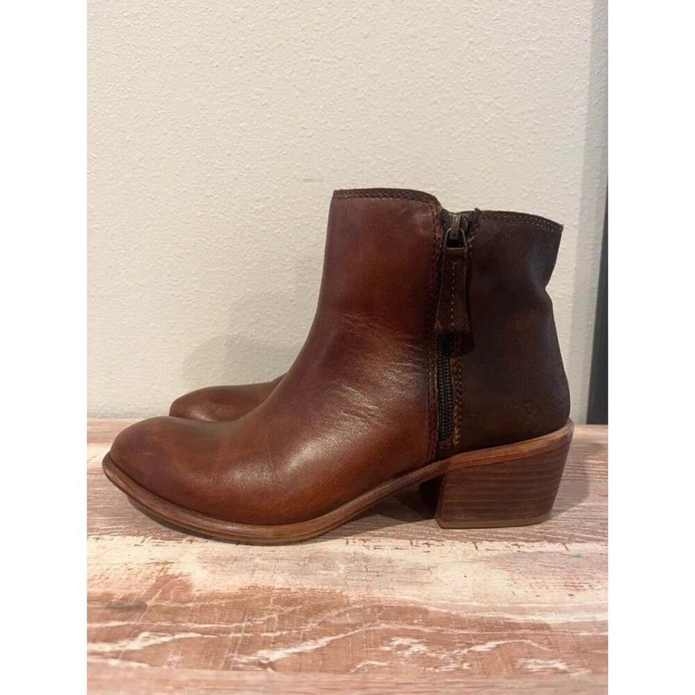 Roan by Bed Stu Liz Bootie Women’s 7 Brown Leather